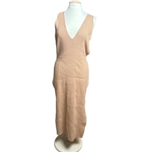 Alexia Admor knit tan dress
